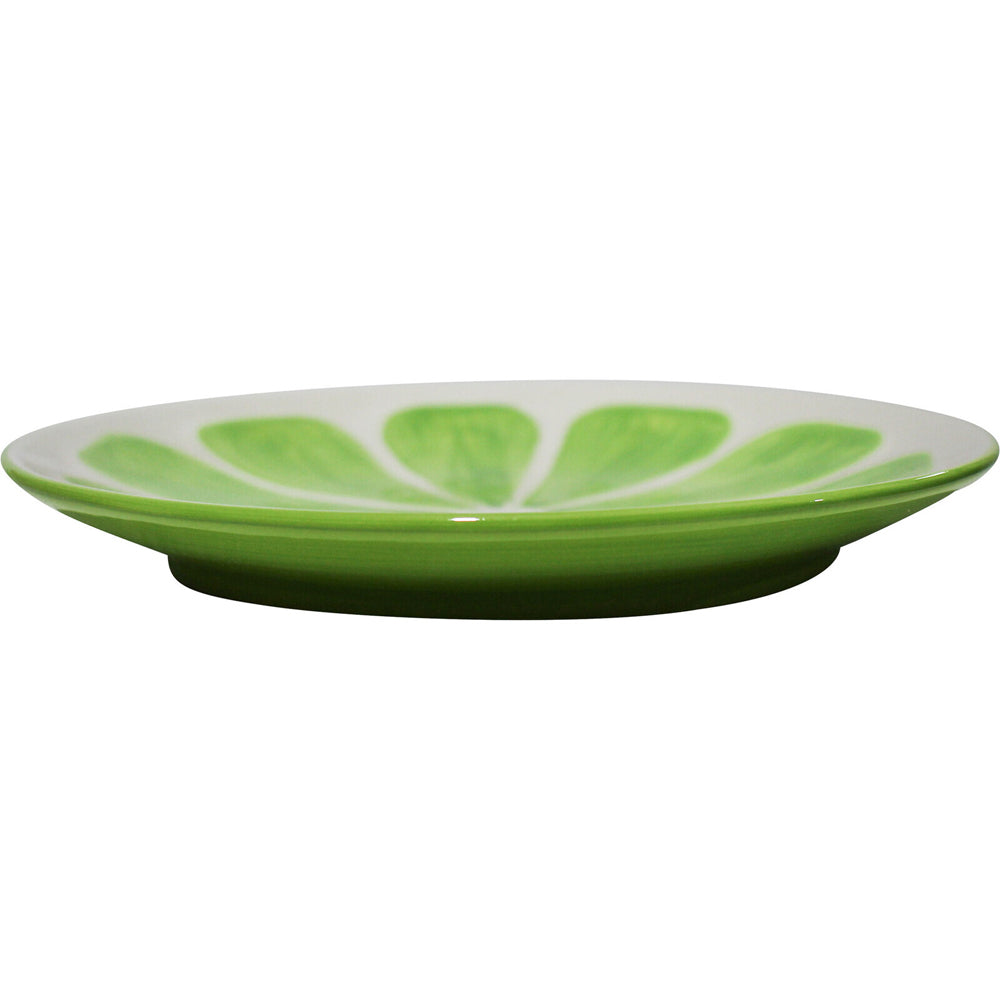 LVD Lime Zest Ceramic 20cm Plate Snack Dessert Food Serving Dish Tabletop Home Decor — image 2