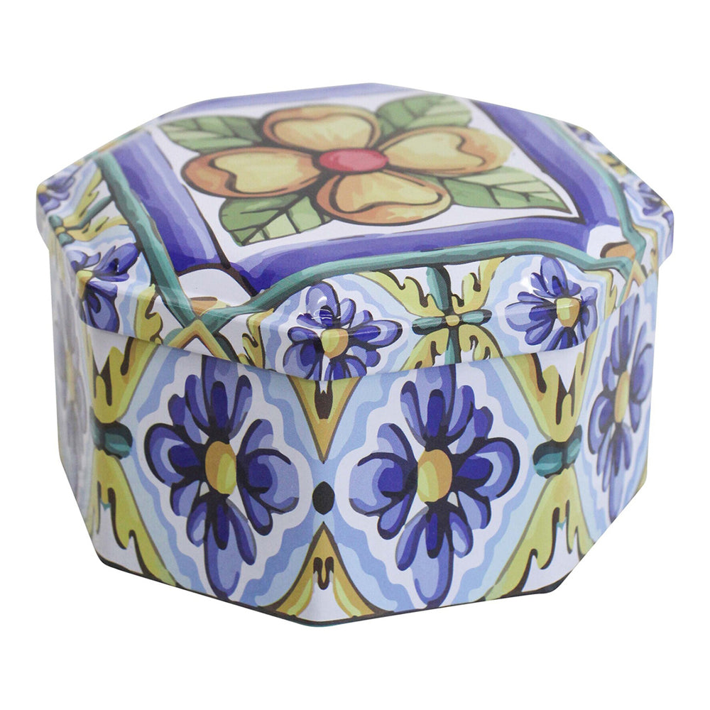 LVD Santorini 11cm Metal Tin Home/Bedroom Decorative Jewellery Trinket/Canister