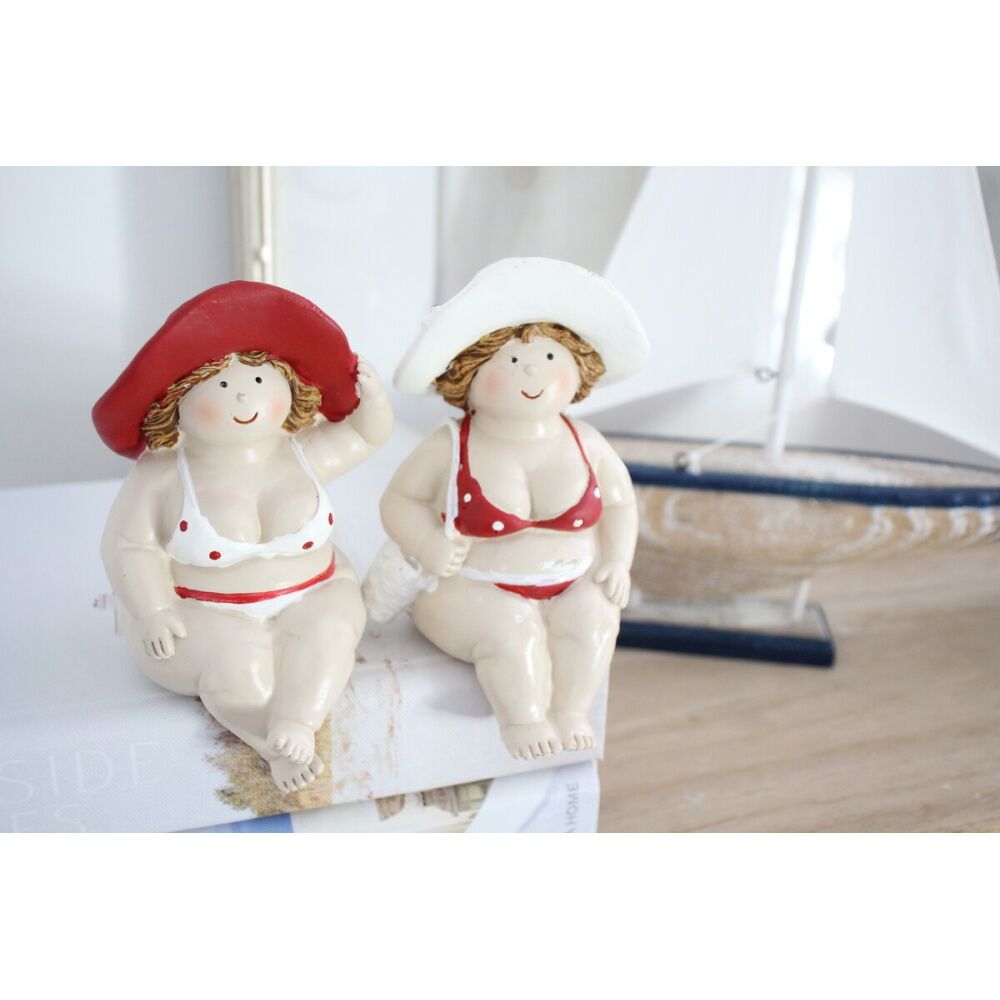 LVD MDF 27cm Sailboat Nautical Centrepiece Home Tabletop Accent Decor Small White — image 2