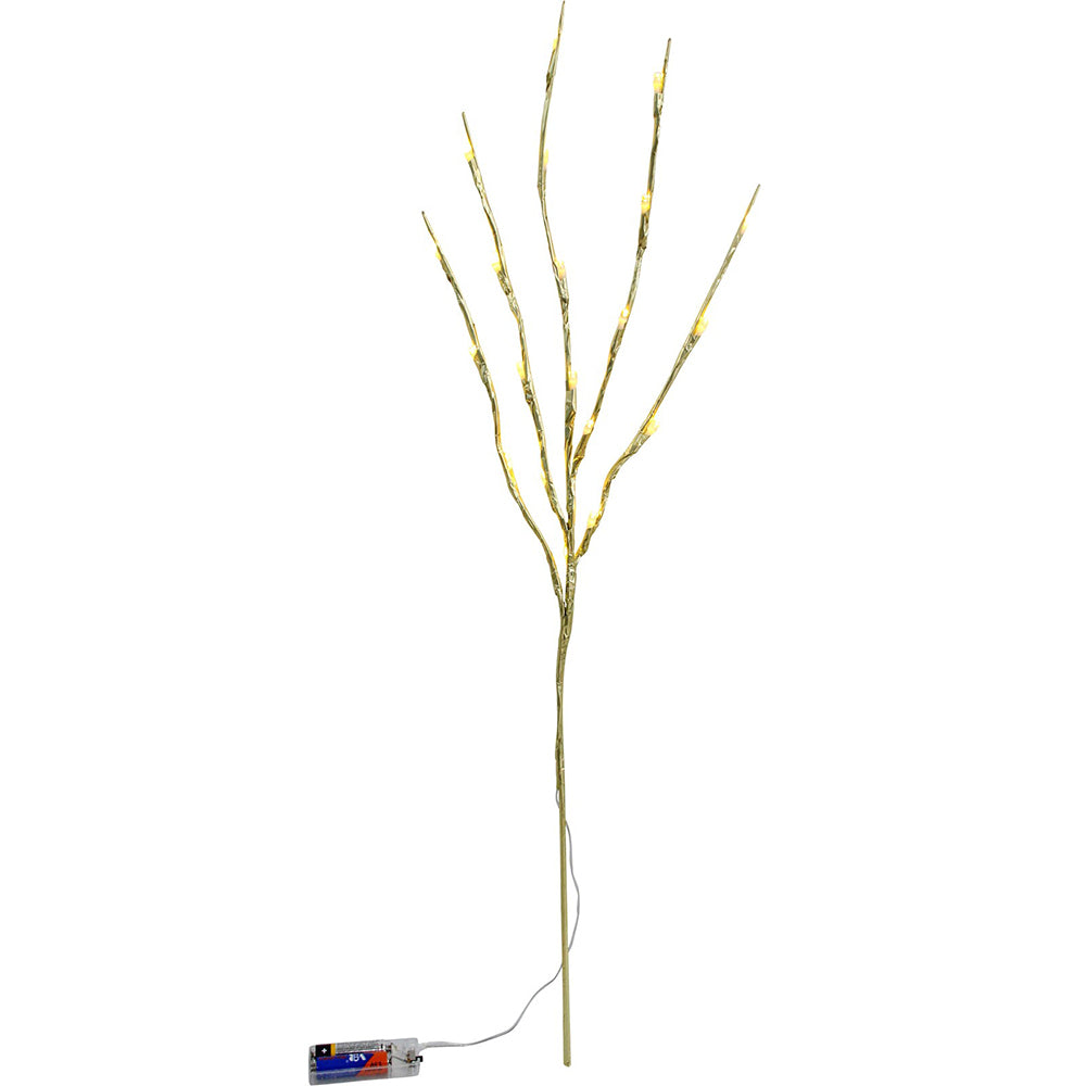 LVD Light Up LED Branch Decorative Lighting Home/Office Table Decor 70cm Gold