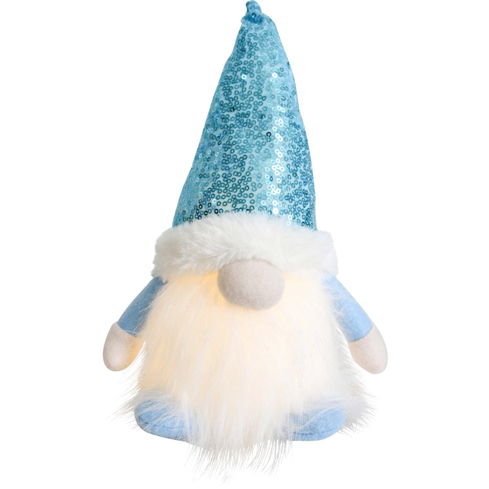 LVD 15x30cm Polyester LED Sky Gnome Home/Living Room Christmas Decor Blue