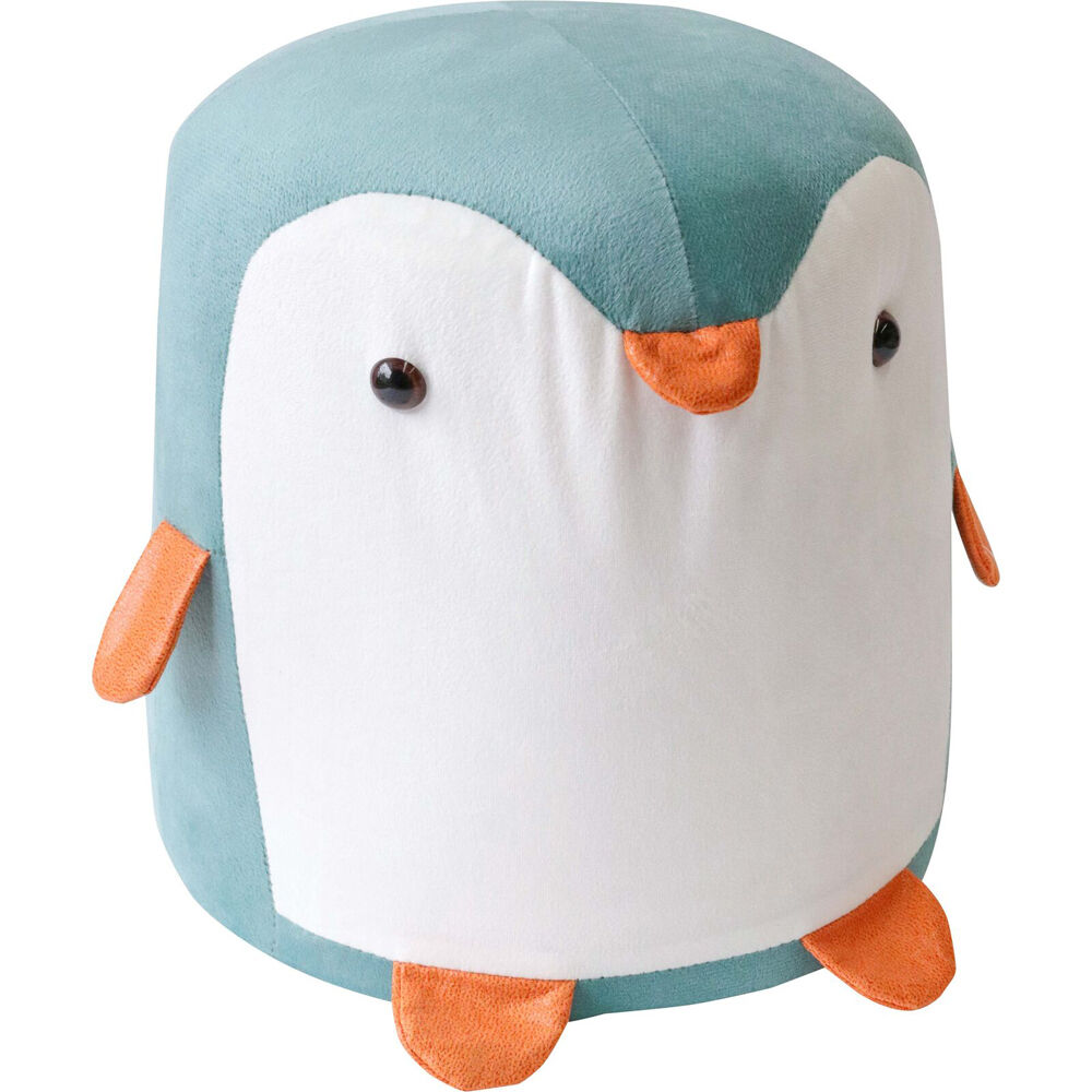 LVD 25x25x27.5cm Green Sir Waddles Penguin Childrens Foot Stool Chair