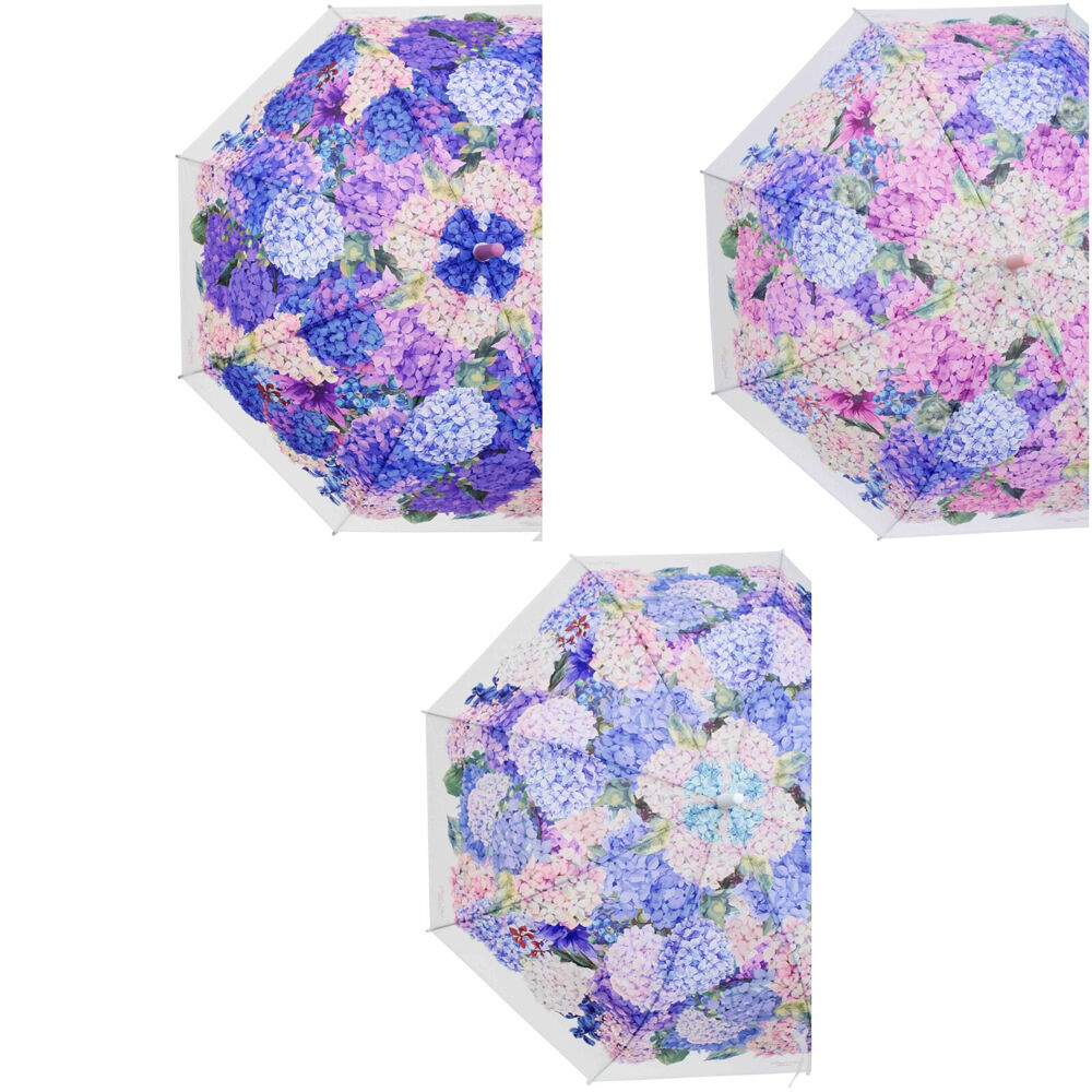 LVD Women's Folding Umbrella Floral Sun/Rain Shade Hydrangeas 80cm Assorted (2 Pack) — image 4