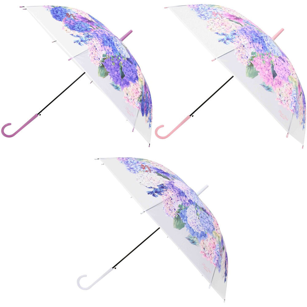 LVD Women's Folding Umbrella Floral Sun/Rain Shade Hydrangeas 80cm Assorted — image 2