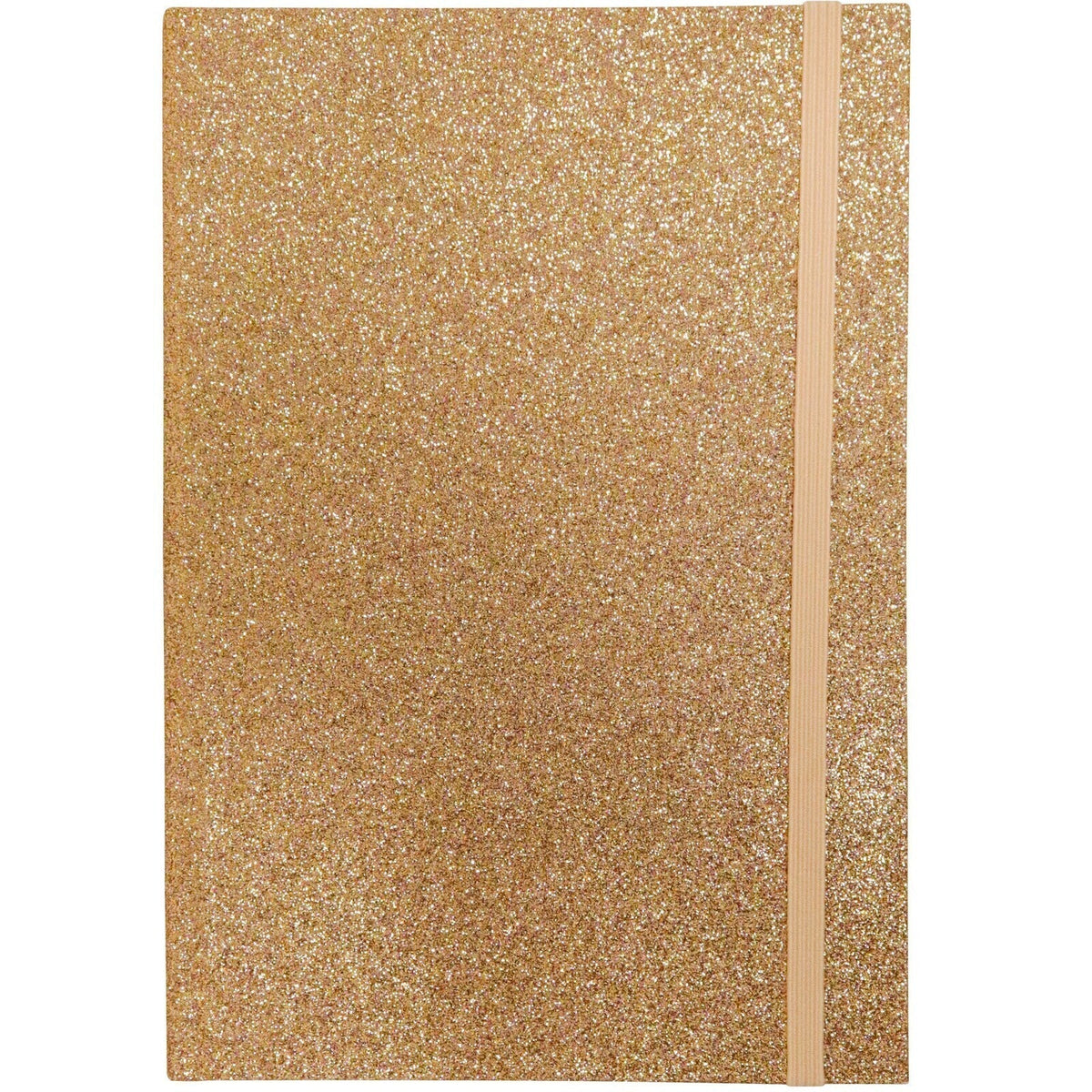 LVD 21cm Notebook A5 Journal Writing Stationery 80 Pages Glitter Champagne (2 Pack) — image 2