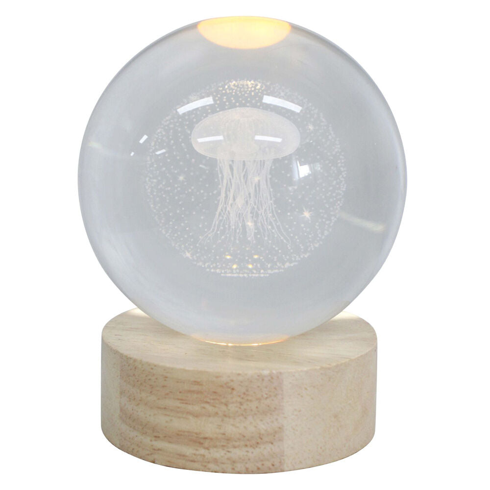 LVD Glass/MDF Jellyfish LED Ball Home Tabletop Decor Large