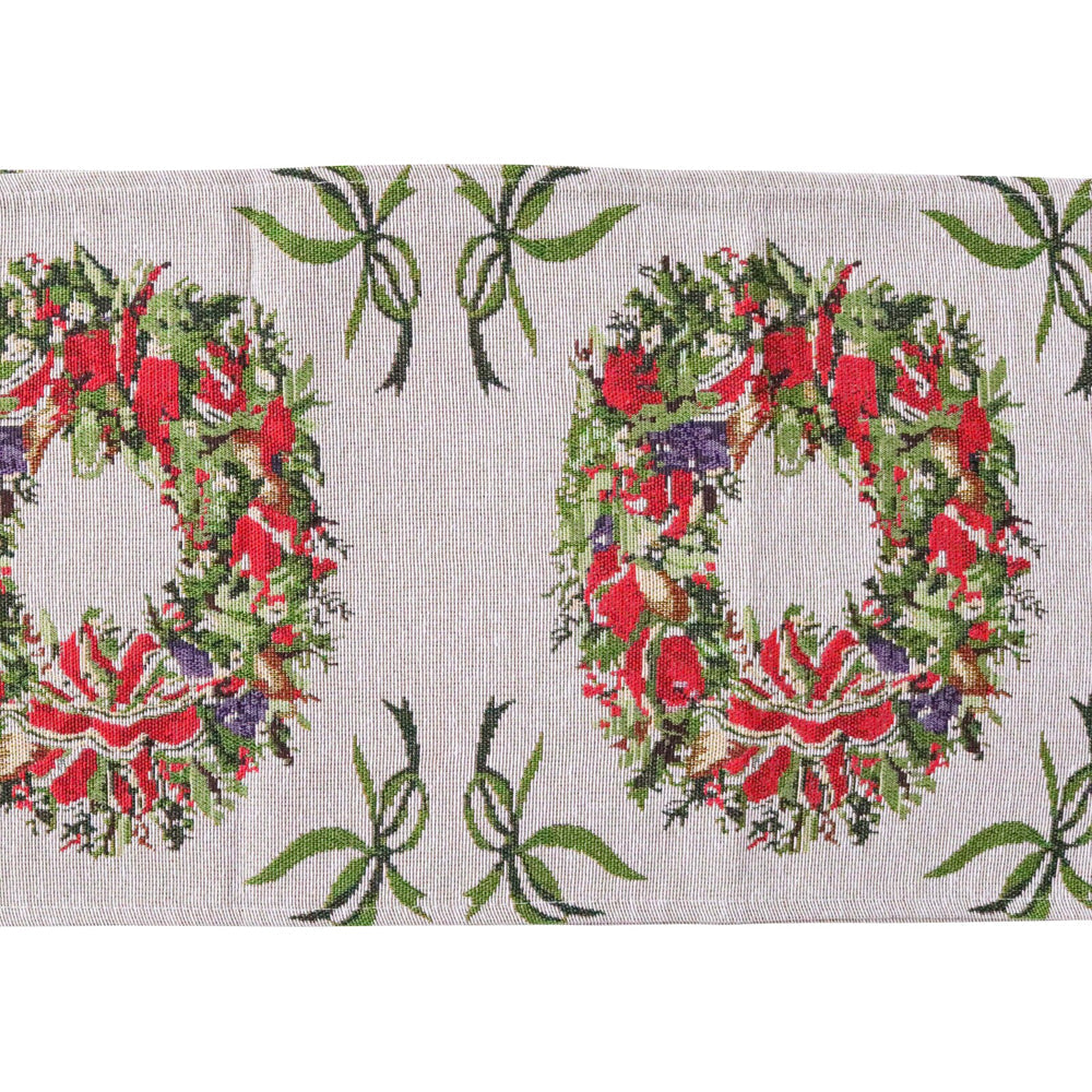 LVD 34x180cm Polyester Wreath Christmas Table Runner Home/Kitchenware Decor — image 2