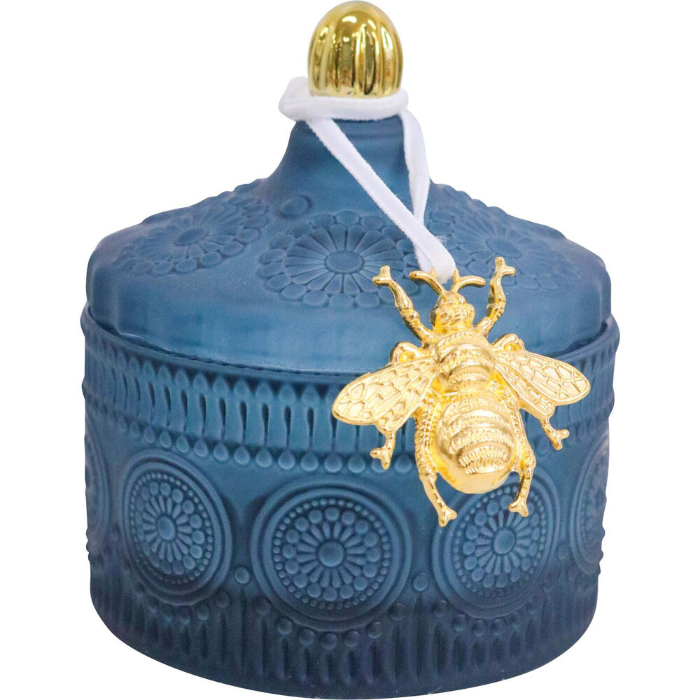 LVD Glass Chloe Trinket Box Storage Home Tabletop Decor Round 10cm Capri (2 Pack) — image 2