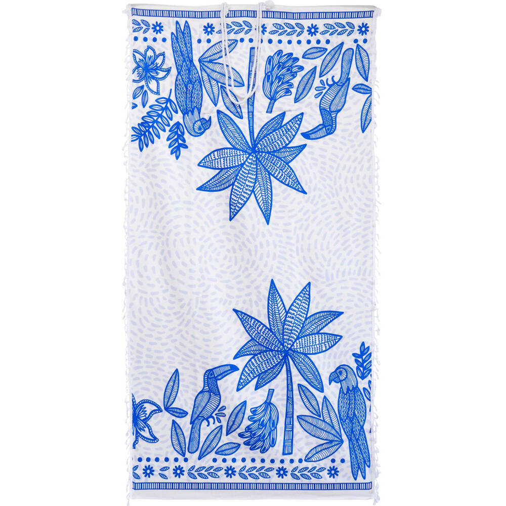 LVD Microfibre Beach Absorbent Floral Pattern Towel In Bag 90x180cm Tropicana