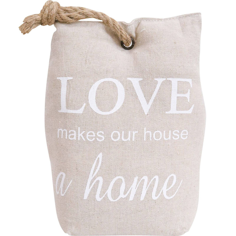 LVD Doorstop Polyester 20cm Love Home Holder Stopper Floor Room/Office Decor (2 Pack) — image 2