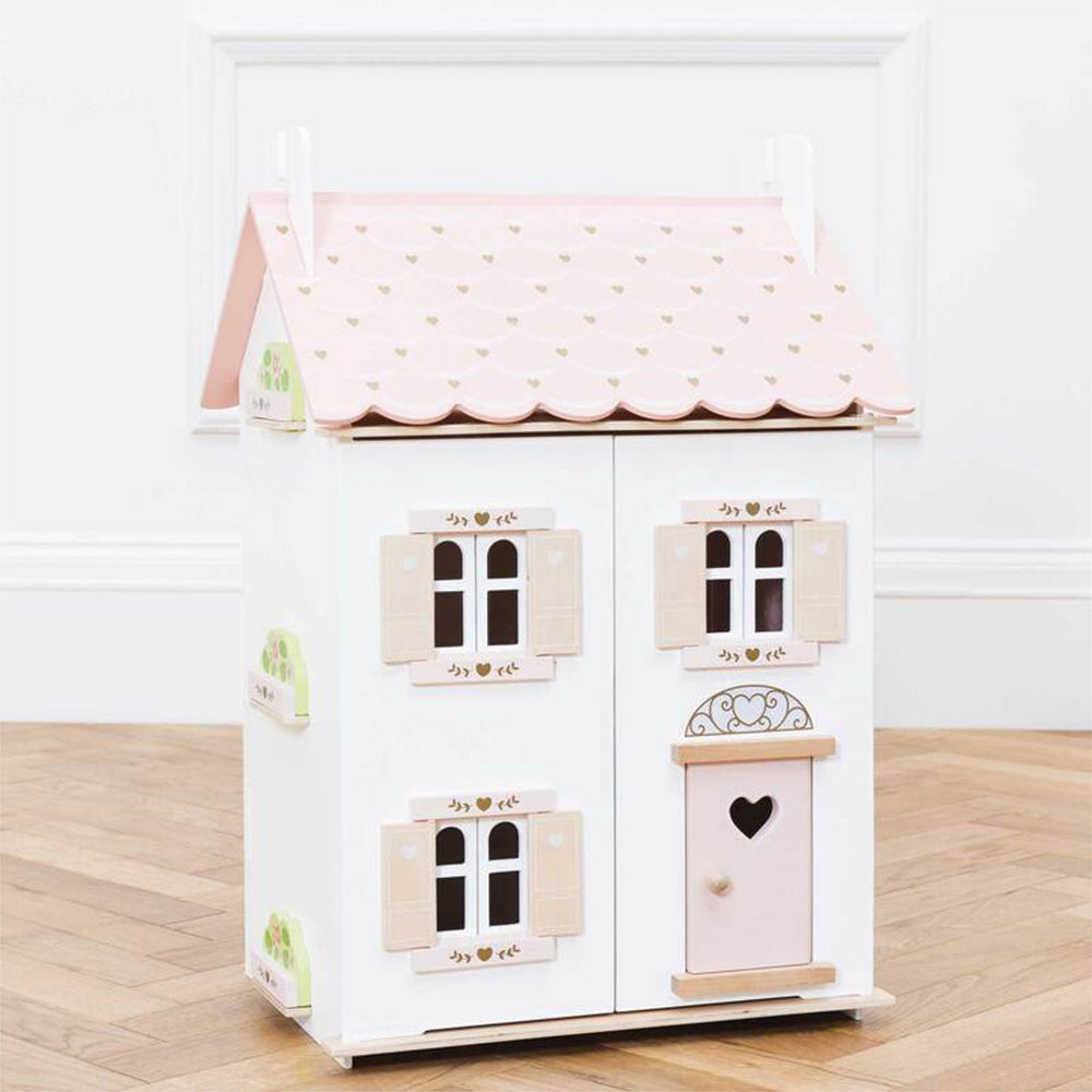 LE Toy Van Daisylane Rose Heart Doll House Kids Wooden Fun Play Pretend Toy 3y+