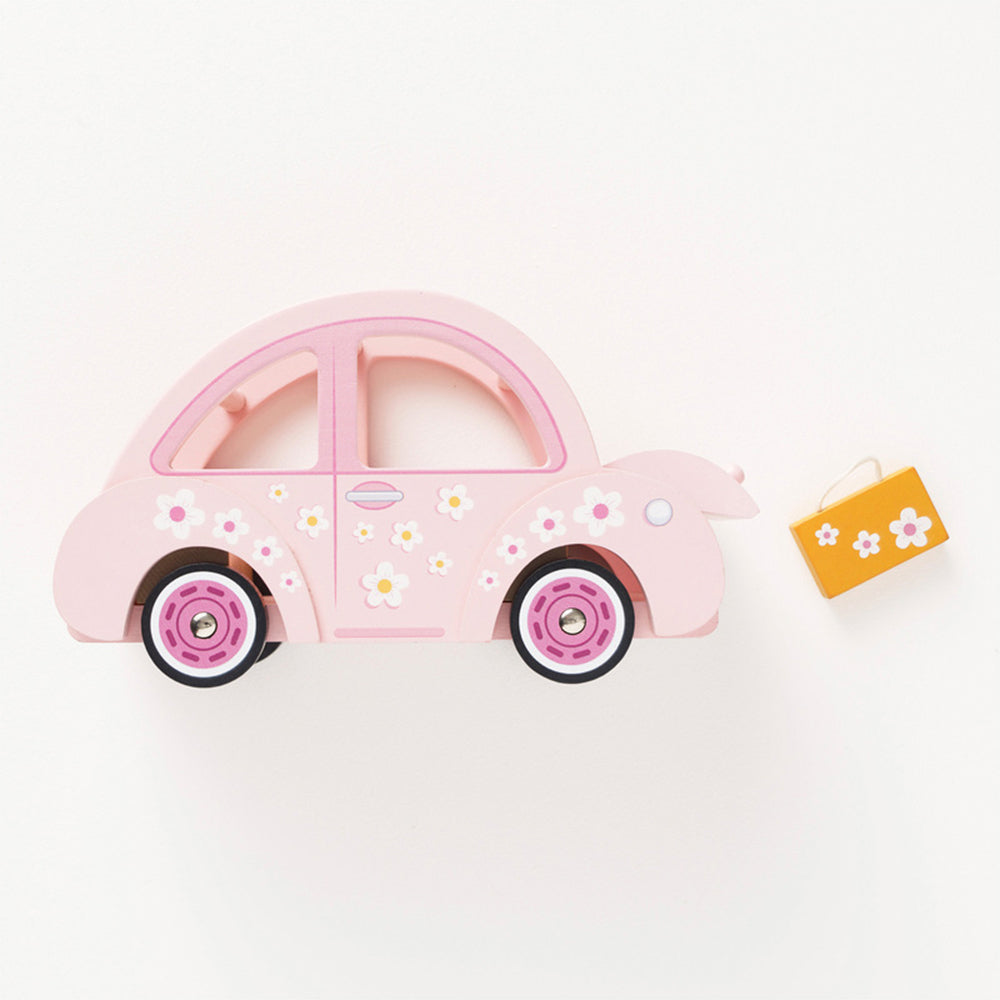 LE Toy Van Daisylane Sophie's Car Kids/Children 22x13cm Wooden Toy 2y+ Pink — image 6
