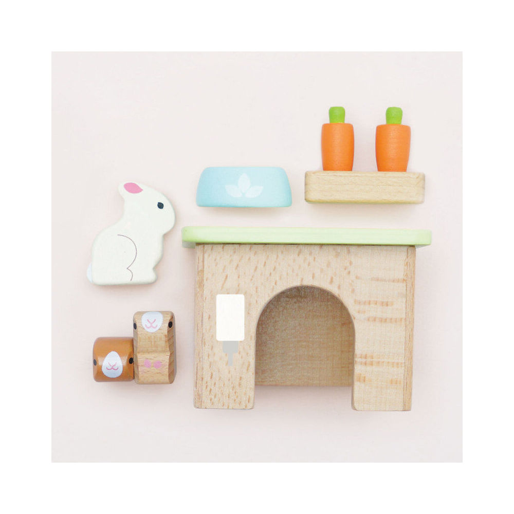 LE Toy Van Wooden Daisylane Bunny w/ Guinea Pig Kids/Children Toy Set 3y+ — image 3
