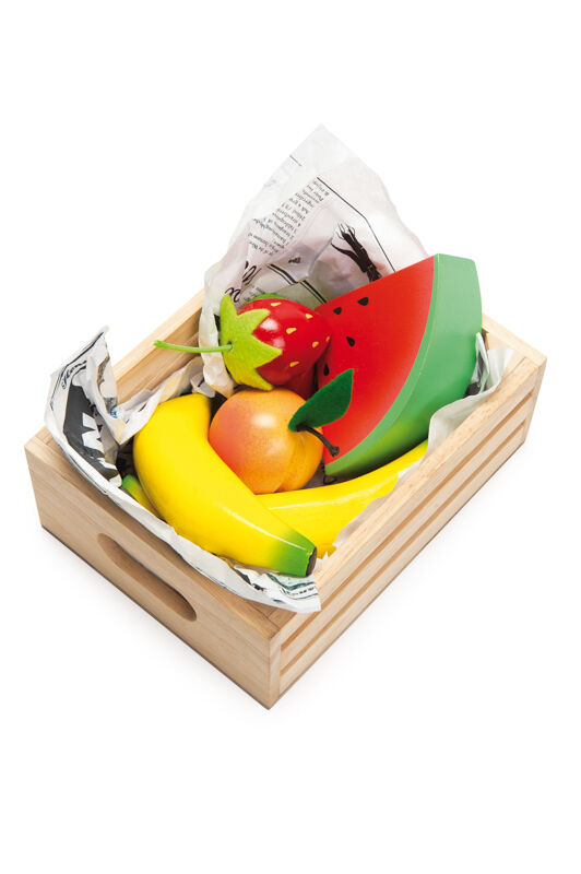 LE Toy Van Honeybake Smoothie Fruit/Harvest Vegetables in Crate Wooden Toy 2y+ — image 8