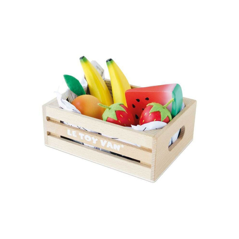 LE Toy Van Honeybake Smoothie Fruit in Crate Revamp 2024 Kids Wooden Toy 2y+