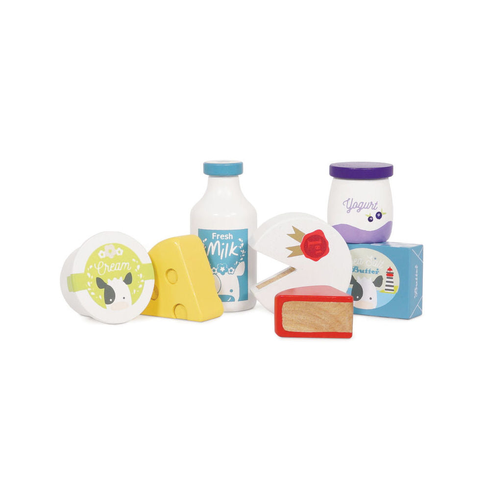 LE Toy Van Honeybake Cheese & Dairy Crate Kids/Children Play Wooden Toy 2y+ — image 2