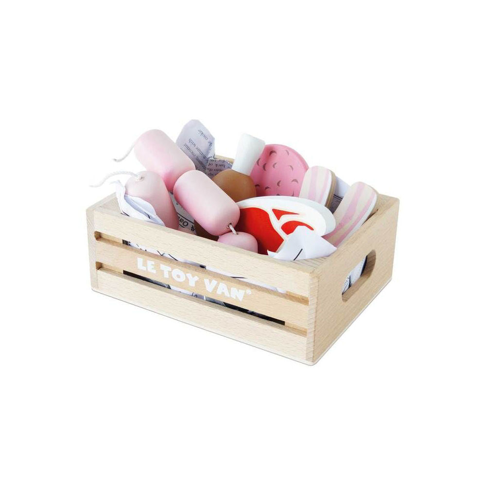 LE Toy Van Honeybake Market Meat in Crate Kids/Children Play Wooden Toy 2y+