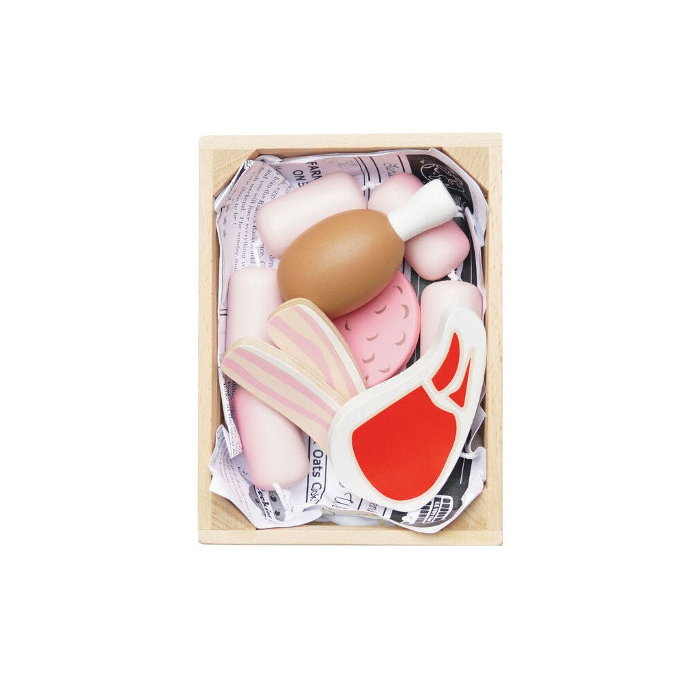 LE Toy Van Honeybake Market Meat in Crate Kids/Children Play Wooden Toy 2y+ — image 2