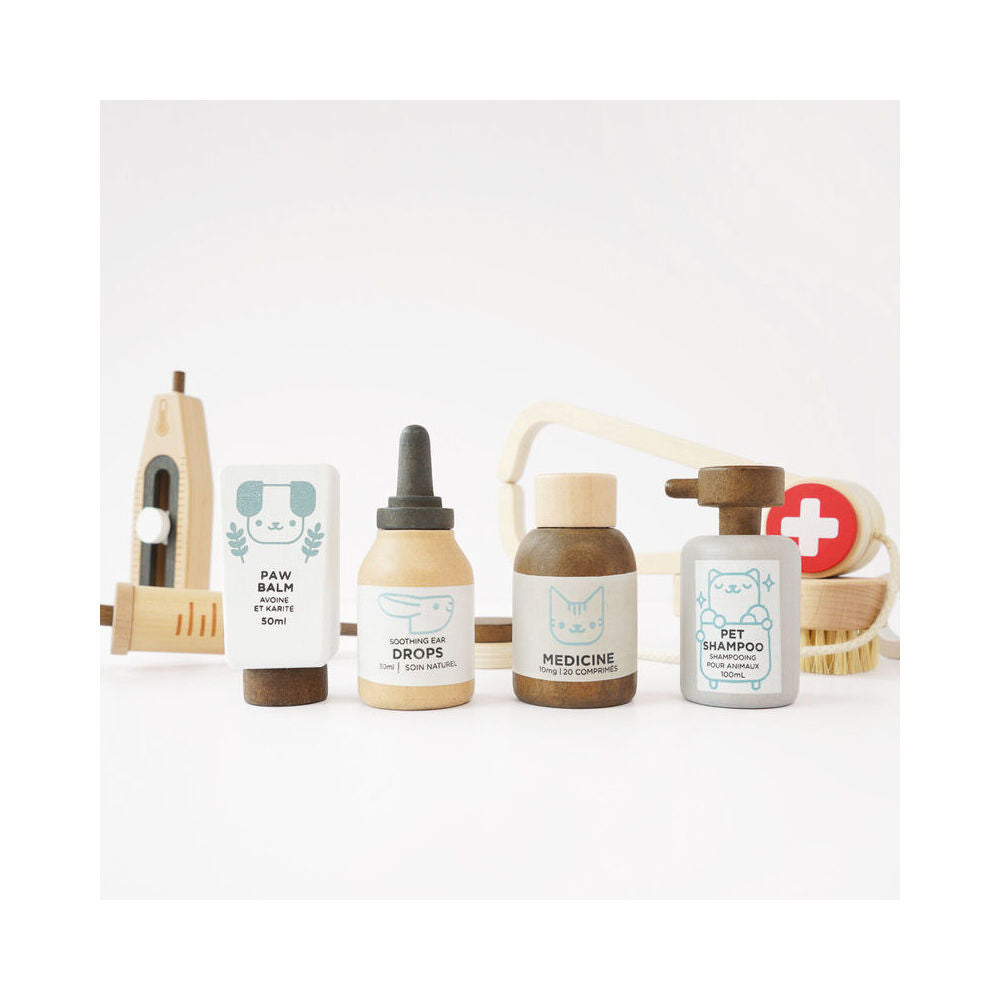 LE Toy Van Wooden Animal Vet Pretend Play Kit Set Kids/Children 3y+ (10 Pieces) — image 3