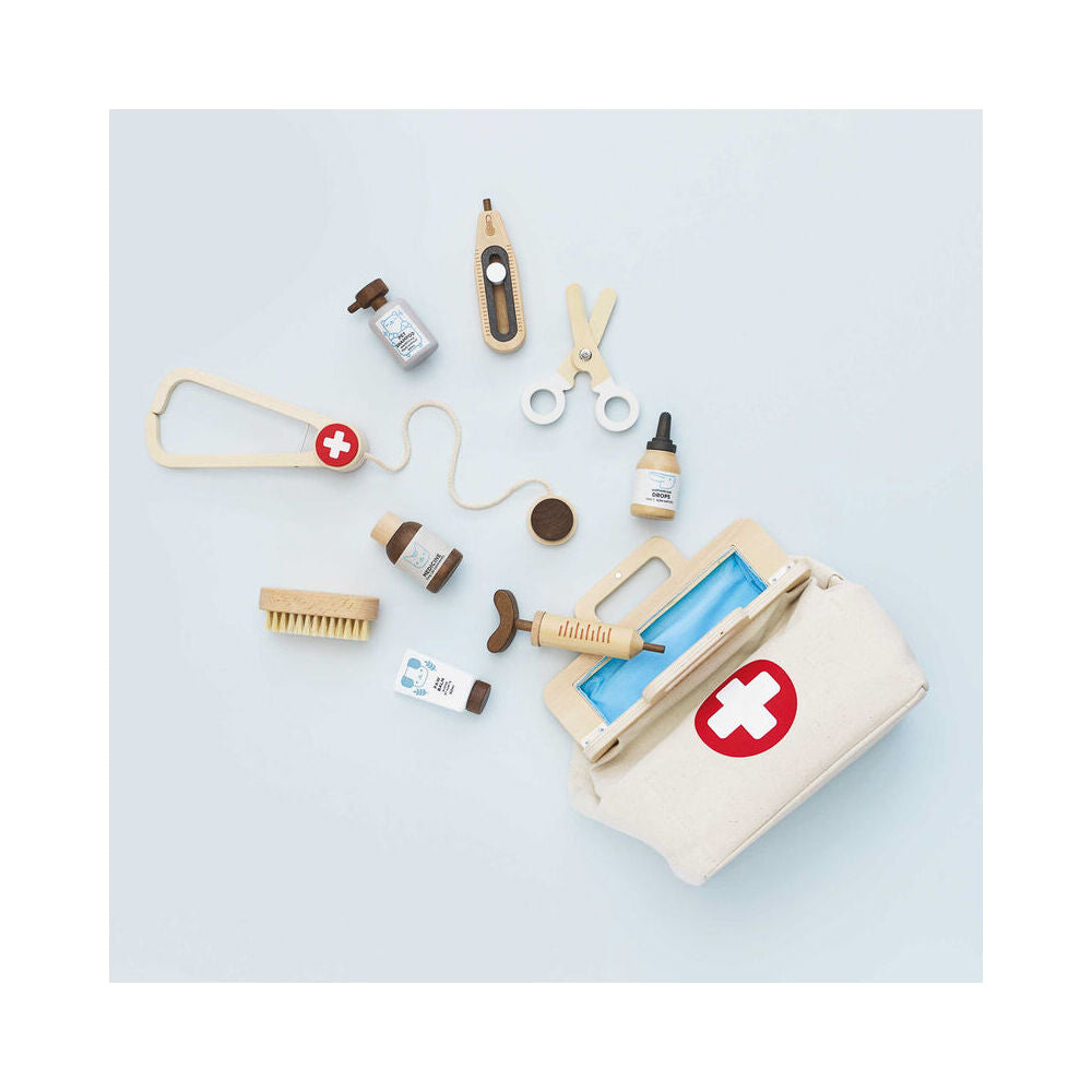 LE Toy Van Wooden Animal Vet Pretend Play Kit Set Kids/Children 3y+ (10 Pieces) — image 4