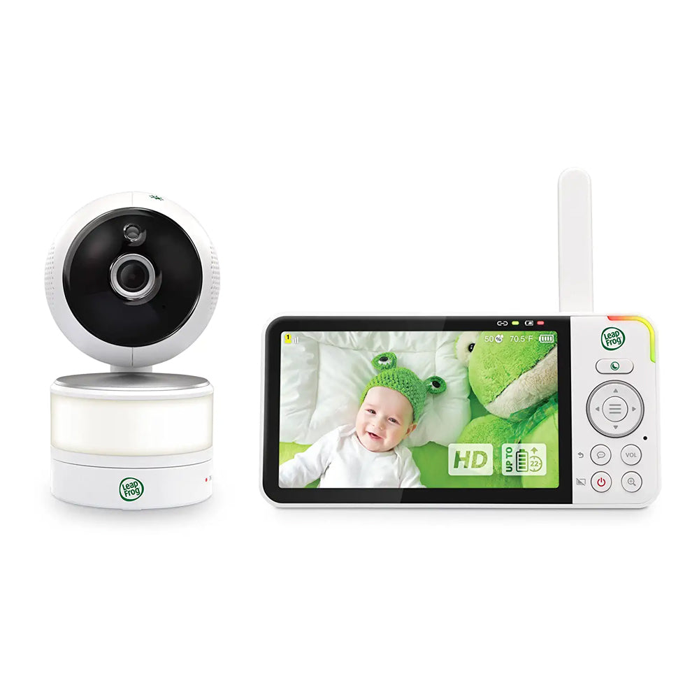 Leapfrog LF915HD 5" HD Video/Audio Pan & Tilt Baby Monitor w/ 2 Cameras 8x Zoom — image 2