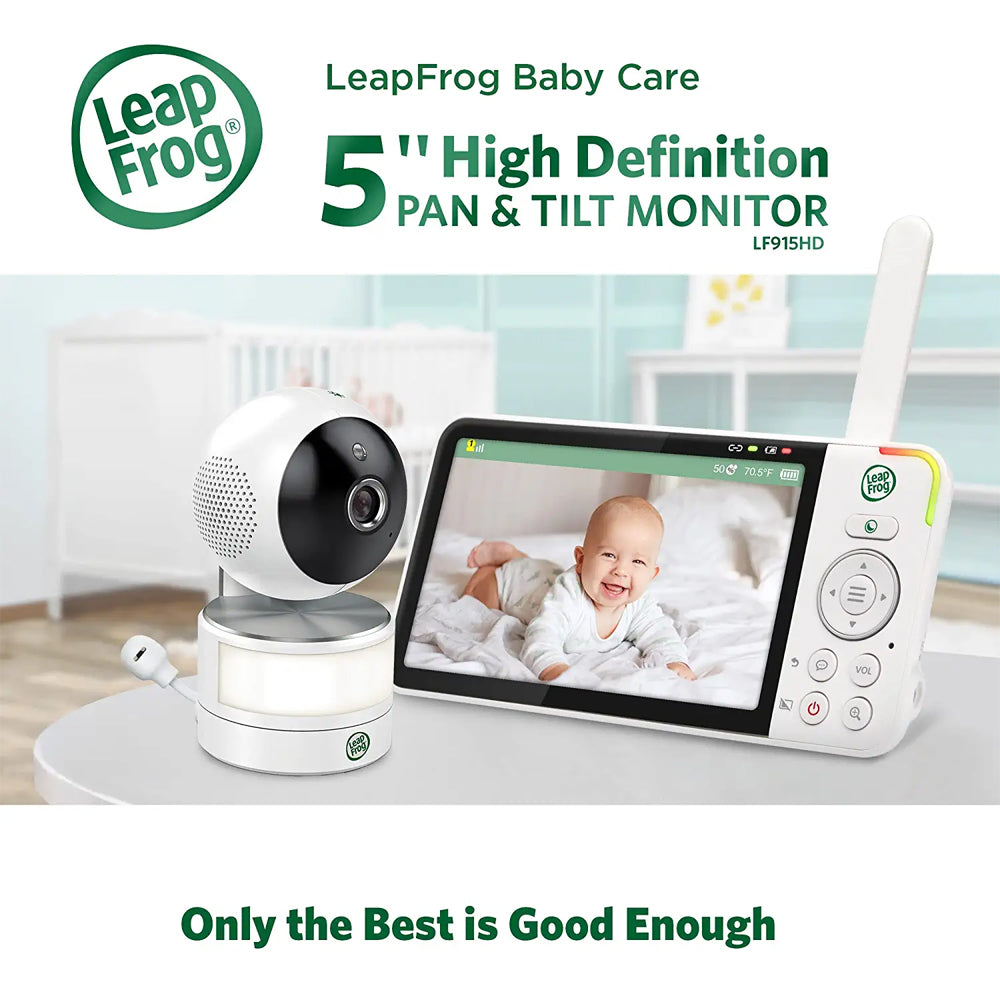 Leapfrog LF915HD 5" HD Video/Audio Pan & Tilt Camera Baby Monitor w/ Night Light — image 6