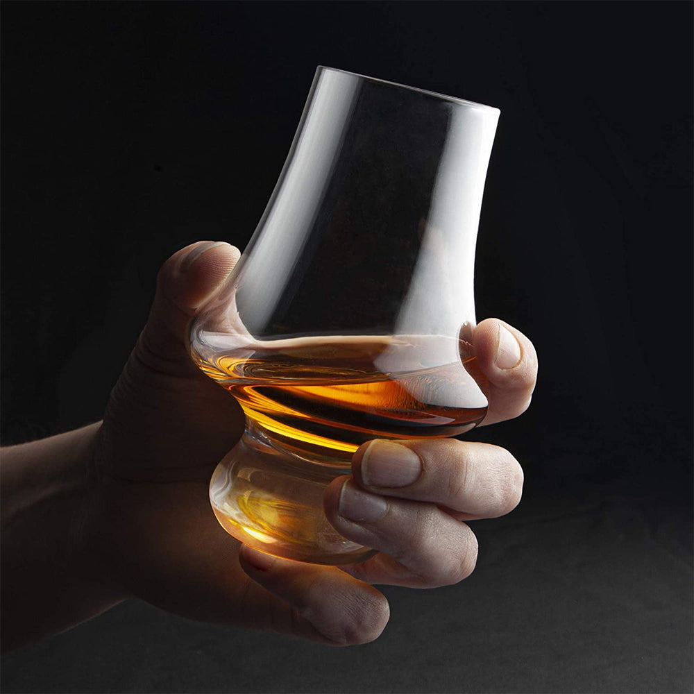 Final Touch 195ml Whiskey/Scotch Crystal Glasses Flight Tasting Set w/ Stand (4 Pieces) — image 4