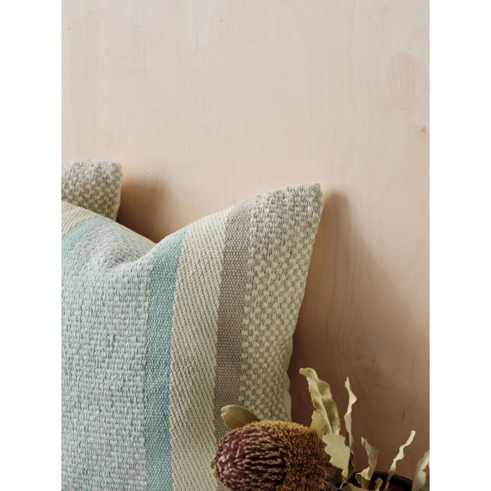Linen House 50x50cm Verano Pale Blue Cushion Bedroom Throw Pillow Square — image 2