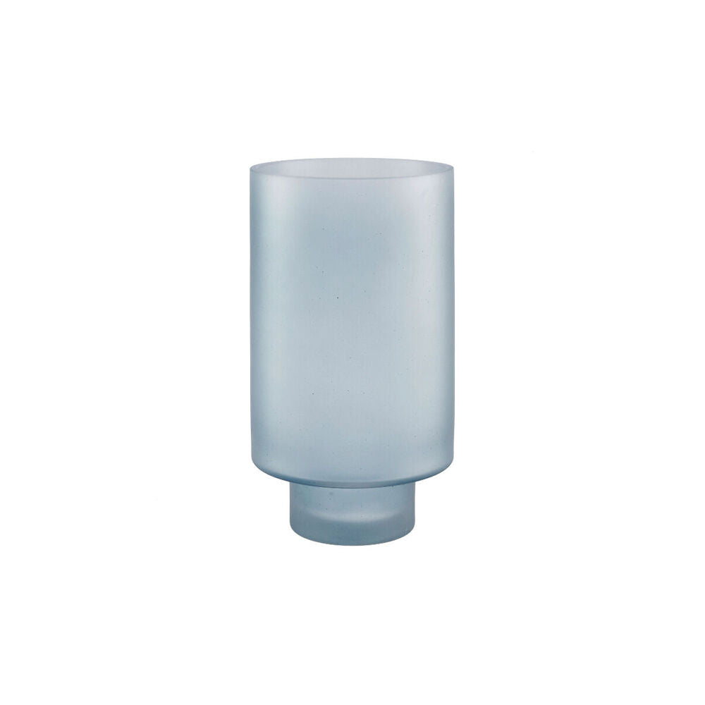 Linen House Romano Sky Glass Vase 25cm Home/Tabletop Indoor Decoration Blue