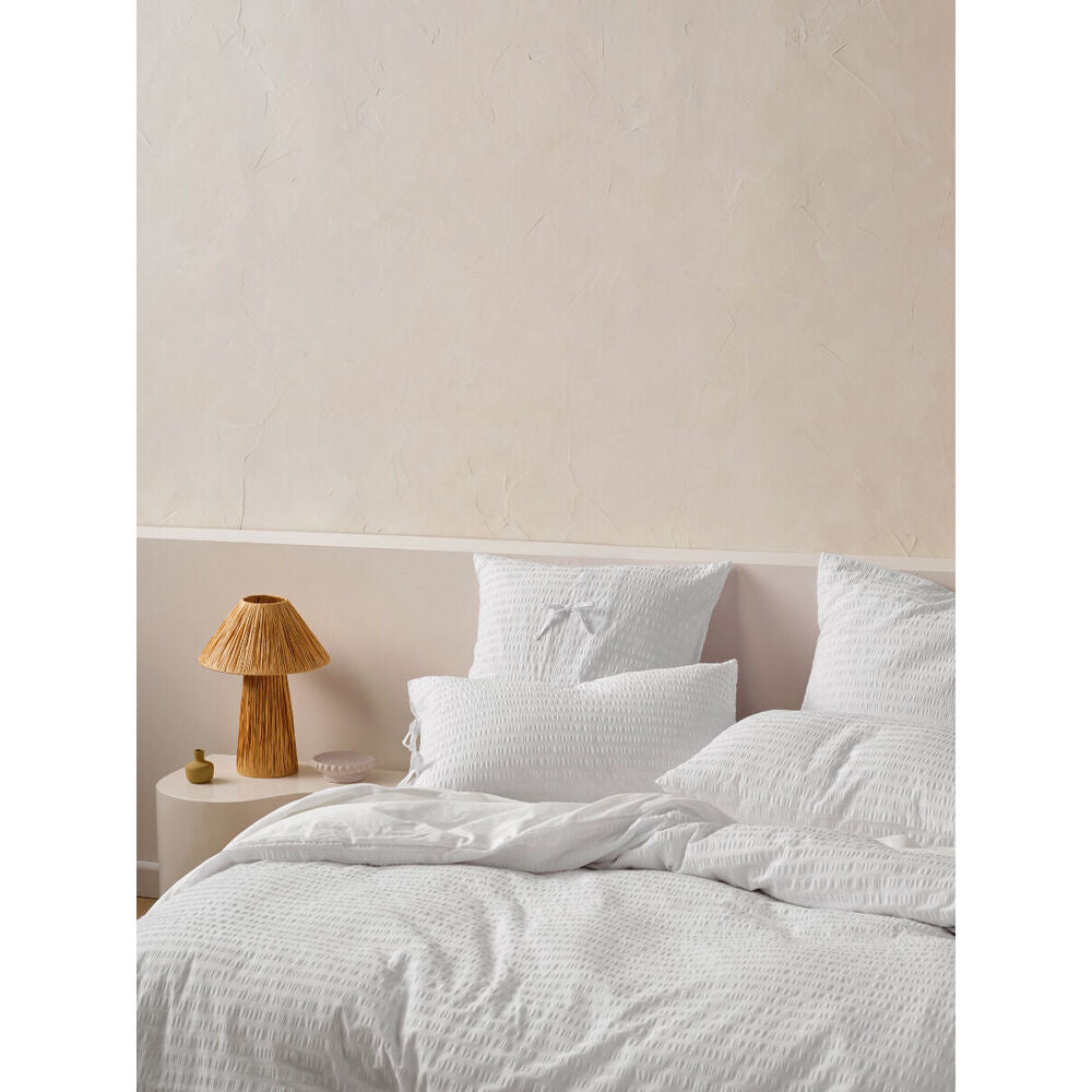 Linen House Ferrara Cotton Quilt Cover Set White — image 5