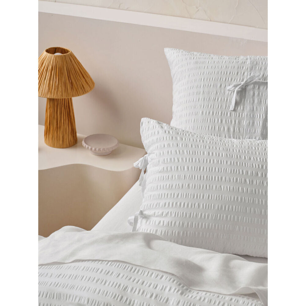 Linen House Ferrara Cotton Quilt Cover Set White — image 6