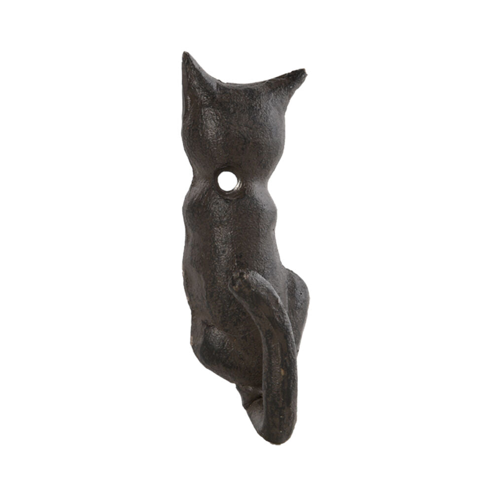 Esschert Design Cast Iron Cat Tail Wall Hook Home Decor 10.2/10.4cm Black (2 Pieces) — image 3