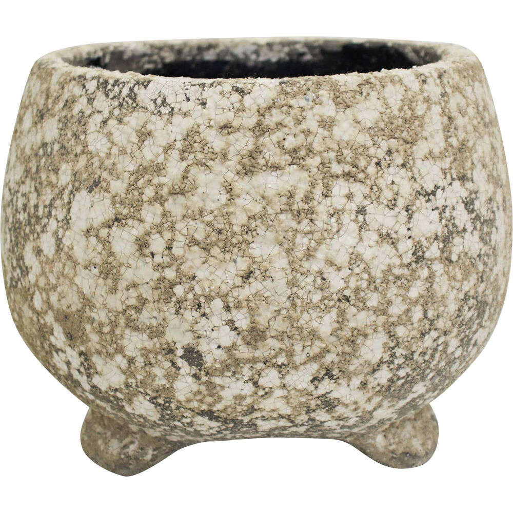 LVD 25x19cm Mineral Terracotta Indoor Decorative Planter Pot Round