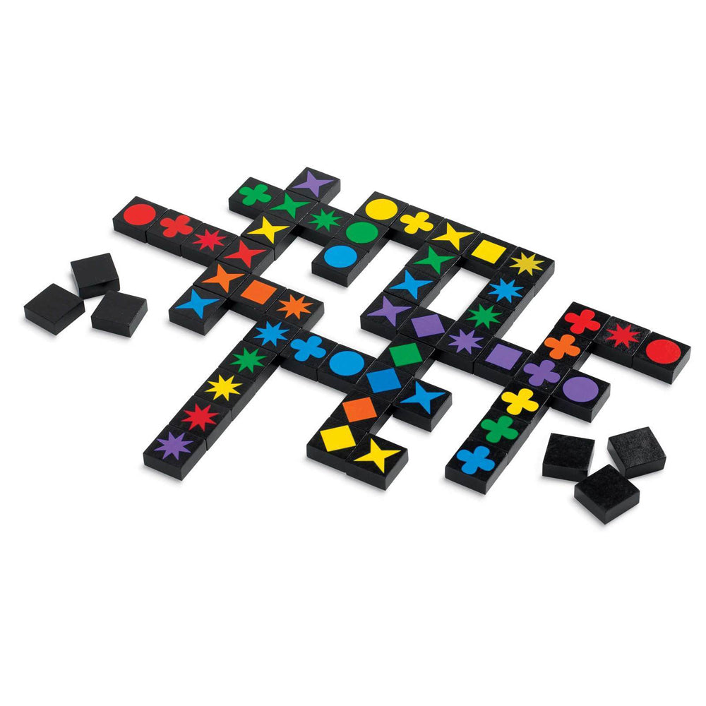 Mindware Qwirkle Travel Size 2-4 Players Kids/Children Fun Wooden Tile Game 3y+