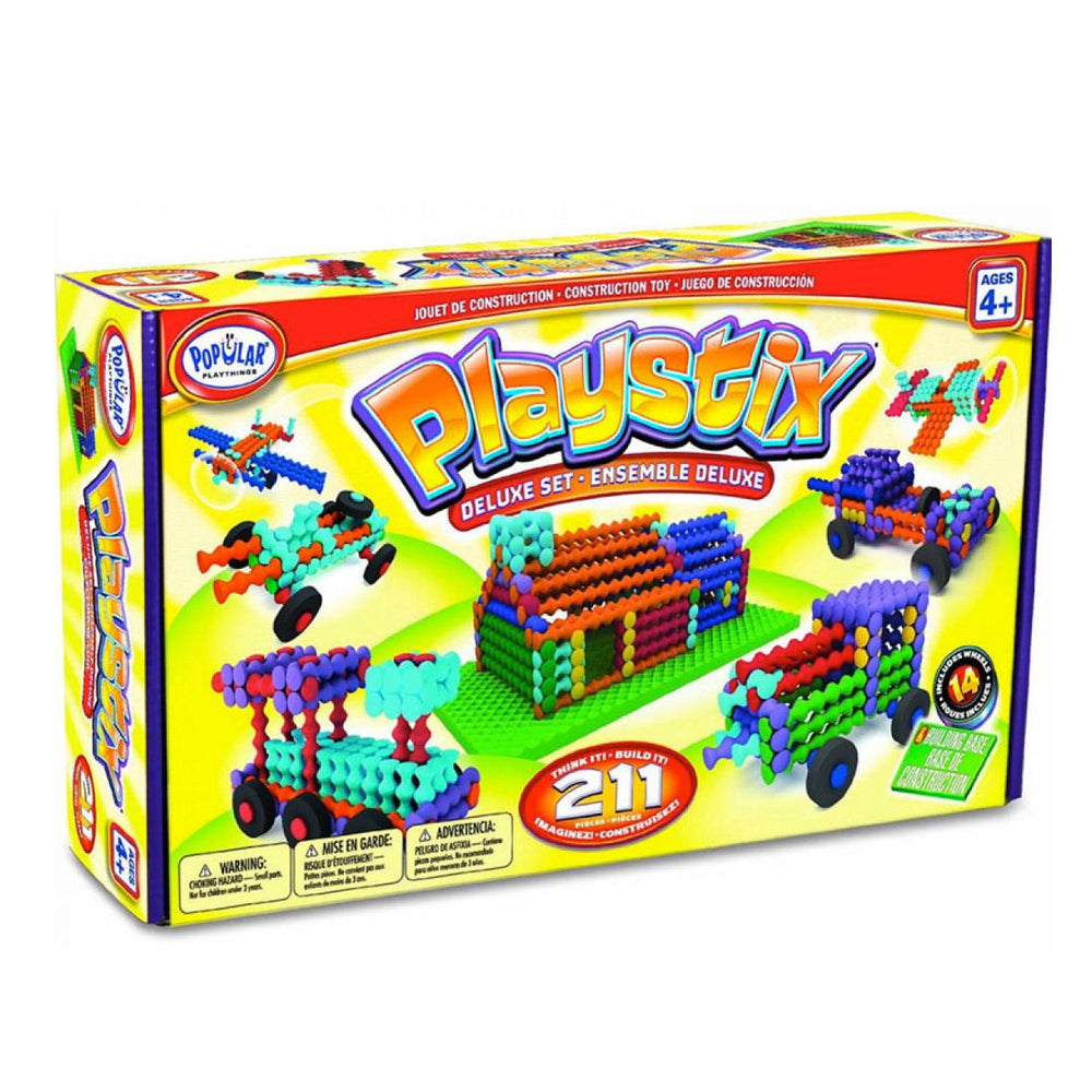 Popular Playthings Playstix Deluxe Set Building Toy Kids/Children 4y+ (211 Pieces)
