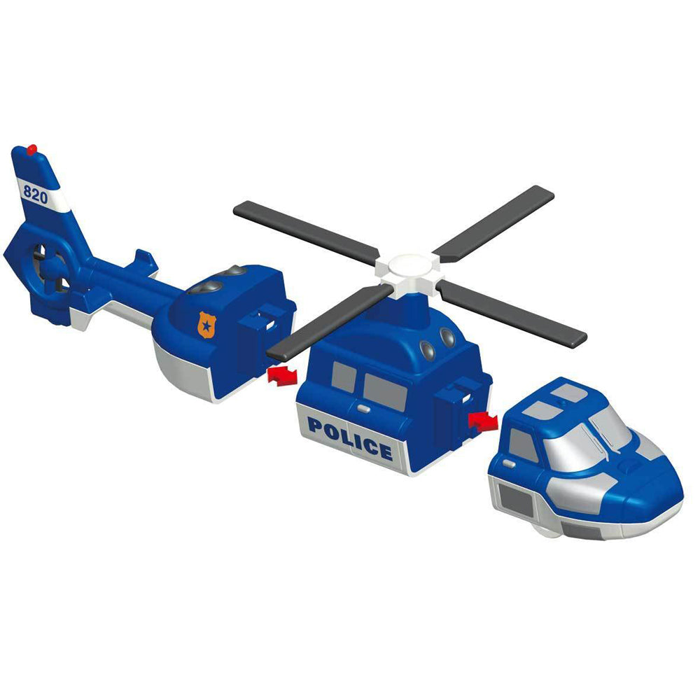 Popular Playthings Mix or Match Police Car Vehicle Kids/Toddler Building Toy 3y+ — image 3