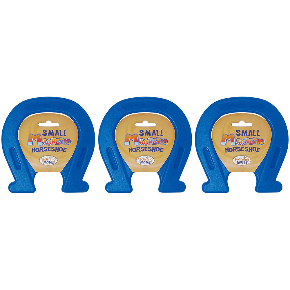 Popular Playthings 12x2cm Magnetic Horseshoe Toy Small Assorted Kids/Children (3 Pack)