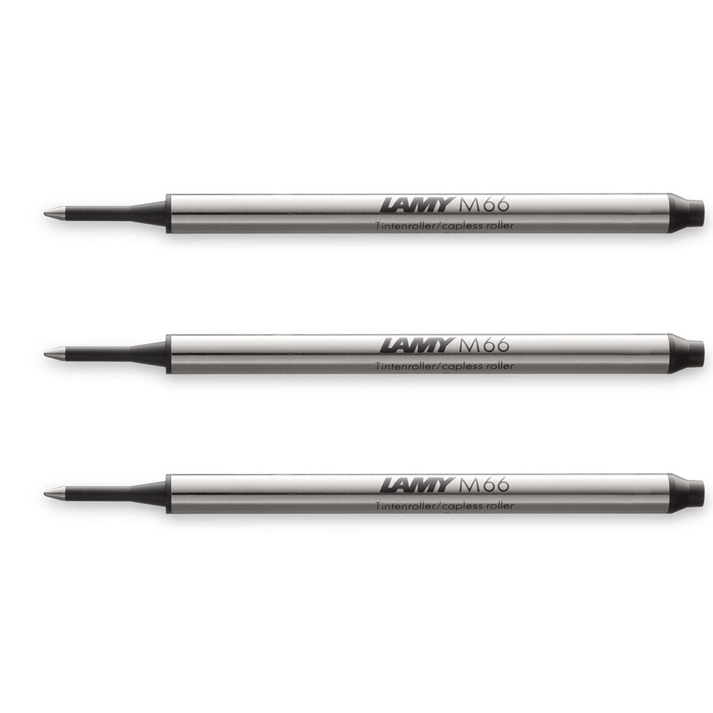 Lamy M66 Rollerball Refill For Swift/Tipo/Dialog-2 Pen Medium Nib Black (3 Pack)