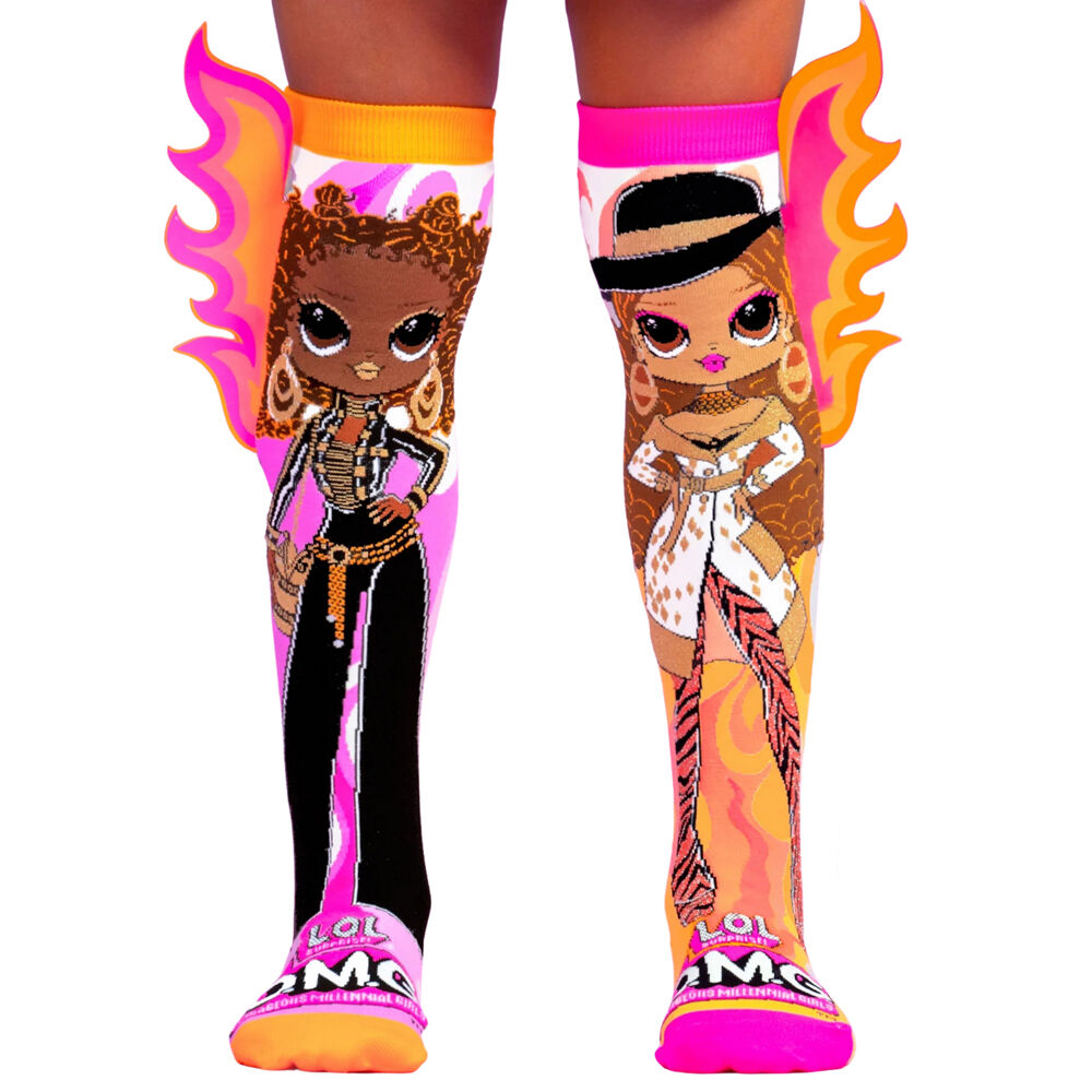 Madmia LOL Omg Bee The Queen Knee-High Socks Unisex