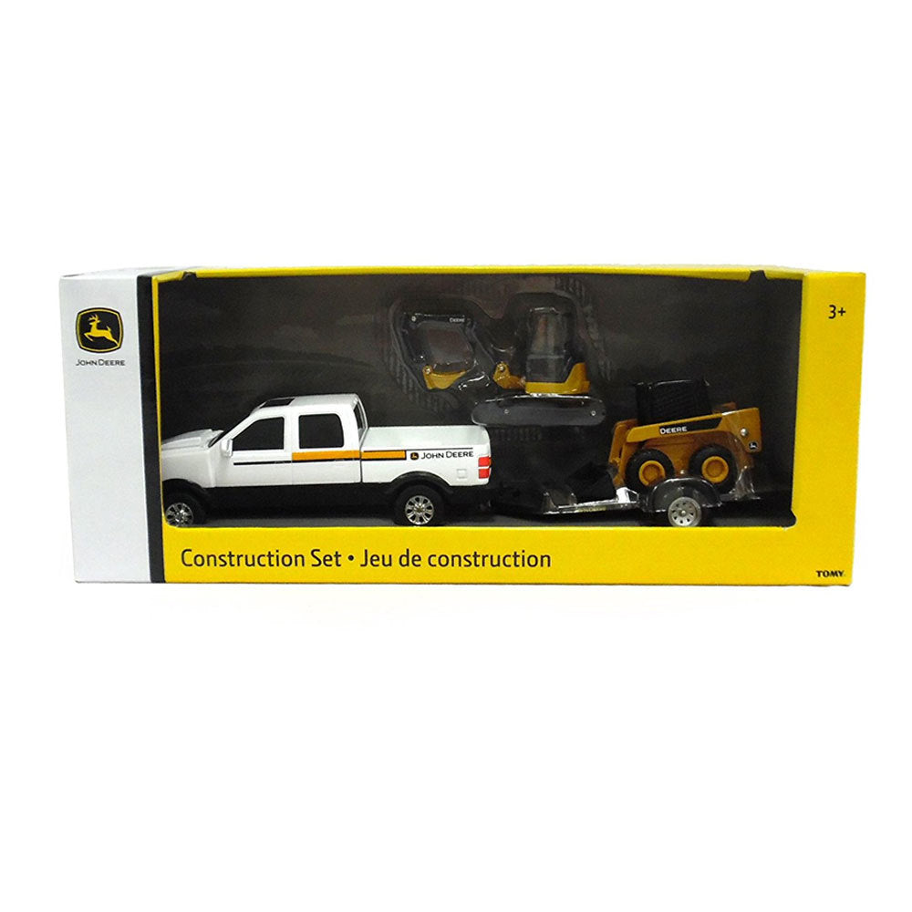 John Deere 20cm Construction Vehicle Set Trailer/Pickup/Mini Trucks Toys Kids — image 2
