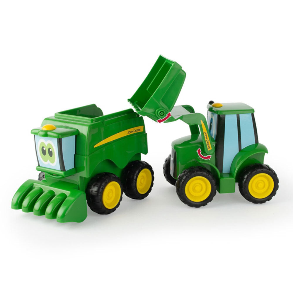 John Deere 2pc Farmin' Friends Farm Vehicle Tractor Kids Children Toy 3y+ Green — image 2