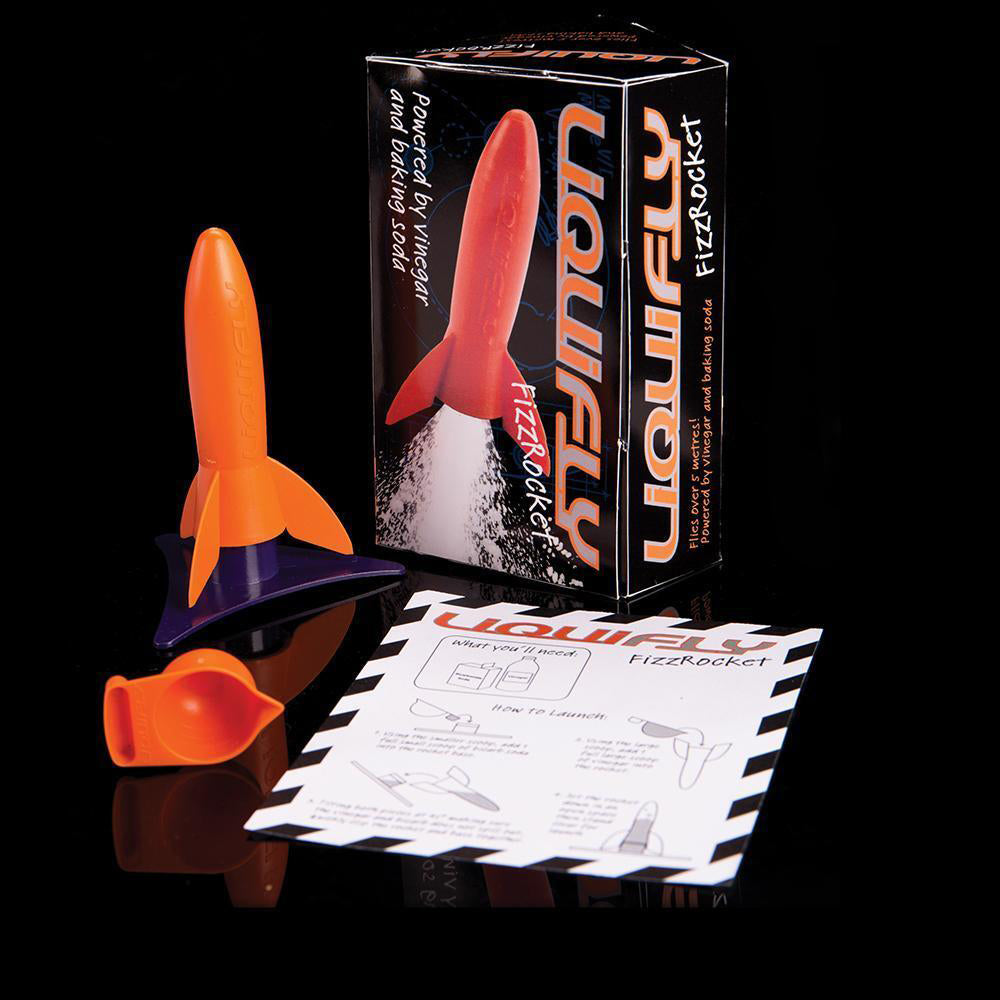 Liquifly FizzRocket Bicarb Power Mini Rocket Outdoor Toy 10.5x7.5cm - Asstd — image 2