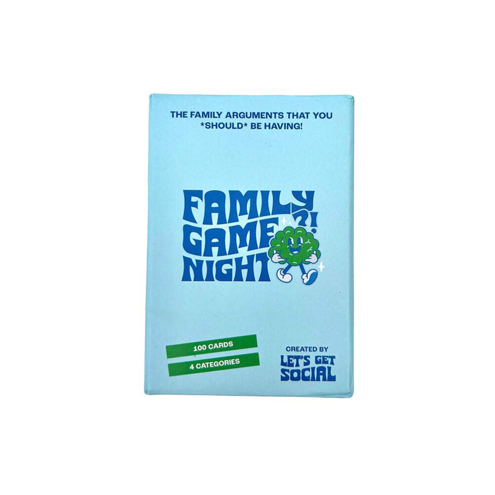 Let's Replay Family Game Night Trivia Card Game - Blue (120 Pieces)
