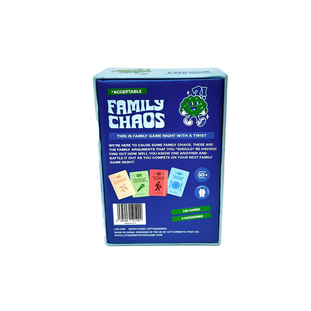 Let's Replay Family Game Night Trivia Card Game - Blue (120 Pieces) — image 2