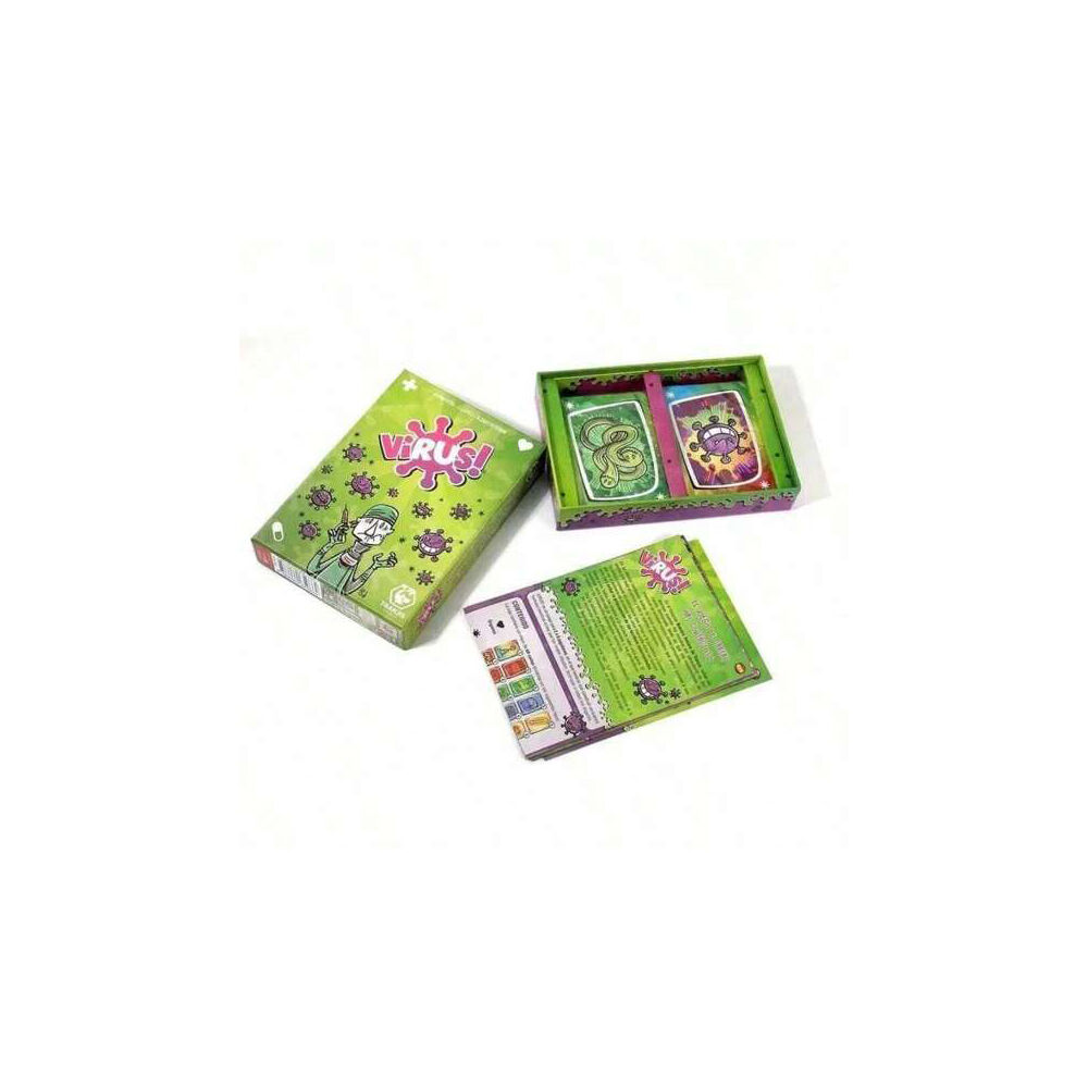 Blue Rocket Virus The Most Contagious Card Game Green 68 Party Cards 8y+ — image 2