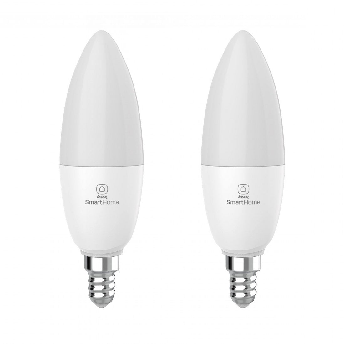 Laser 5W E14 Warm/Cool White Adjust Smart LED Light Bulb WiFi App Control (2 Pack)