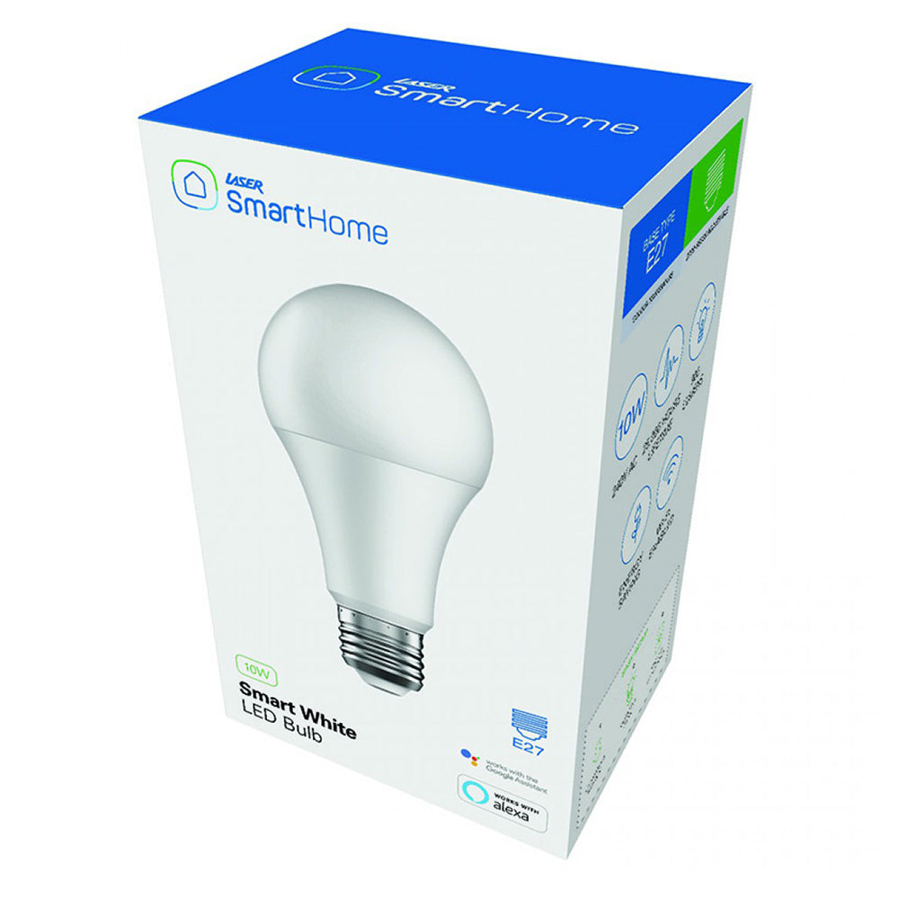 Laser 10W E27 Warm/Cool White Adjustable Smart LED Light Bulb WiFi App Control — image 2