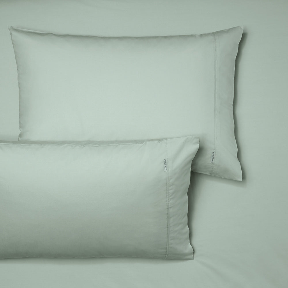 Bianca Heston Fabric Cotton Sage Fitted Bedding Sheet Combo Set Long Single
