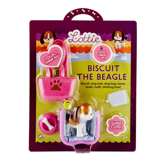 Lottie Biscuit The Beagle Dog Pet Dress Up Playset Kids/Children Toy 3y+