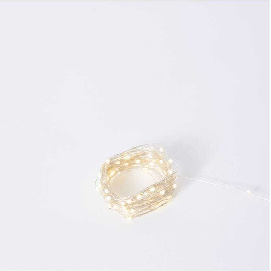 E Style Luminous Bright 10m String Light Indoor/Outdoor Home Lighting Silver